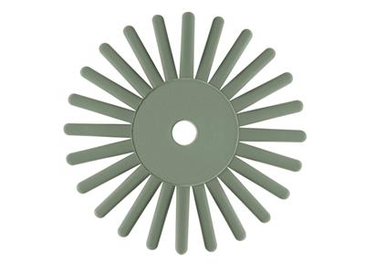 Schleifscheibe Eveflex Twist Grün Unmontiert, Korngroße: Fein, Durchmesser 17 Mm, Einzeln, Eve - Standard Bild - 1