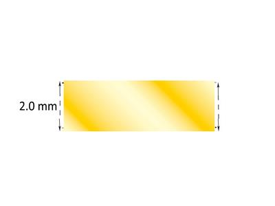 Blech Gelbgold 18k 3n Geglüht, 2,00mm - Standard Bild - 3