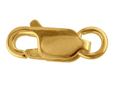 Flache Handschellenschließe Mit Freiem Ring 8 Mm, 18k Gelbgold. Ref. 17059 - Standard Bild - 1