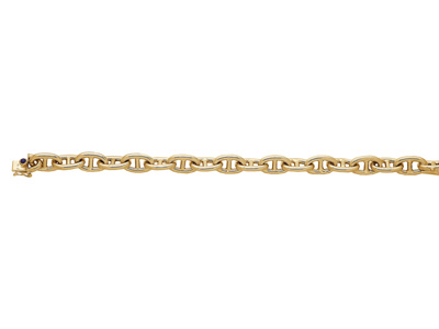 Forçat Marine Mesh-armband, 10,3 Mm, 20 Cm, 18k Gelbgold. Ref. 2511-20