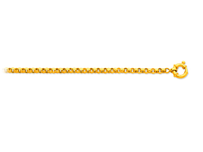 Armband Aus Jaseron-mesh 4,20 Mm, 19 Cm, 18 Karat Gelbgold