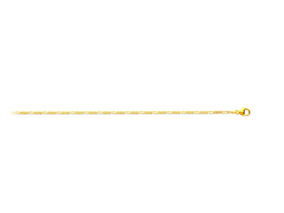 Kette Mit Alternierenden Maschen 1/3, 1,50 Mm, 45 Cm, Gelbgold 18k - Standard Bild - 1