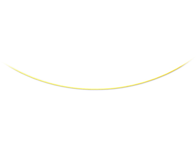 Halskette Kabel 0,75 Mm, 42-45 Cm, Gelbgold 18k