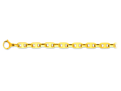 Armband Marine Mesh Flach 6 Mm, 19,5 Cm, 18k Gelbgold - Standard Bild - 1