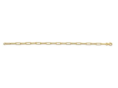 Rectangle Mesh Armband 3 Mm, 18 Cm, 18k Gelbgold
