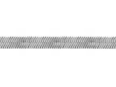 Kette Aus Herringbone-mesh 7 Mm, Silber 925. Ref. 10081 - Standard Bild - 1