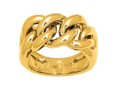 Ring Aus Gourmet-mesh, 18k Gelbgold, Finger 56 - Standard Bild - 1
