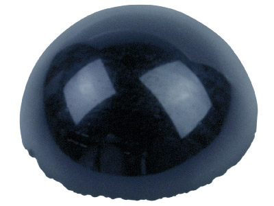 Onyx, Runder Cabochon, 6 mm - Standard Bild - 1