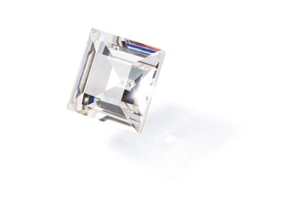Preciosa Cubic Zirconia, Square Princess, 5 X 5 mm, Weiß - Standard Bild - 3