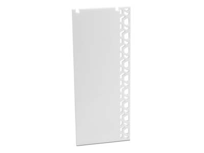 Weiß Glänzendes Acryl-halsketten-display Mittel - Standard Bild - 1