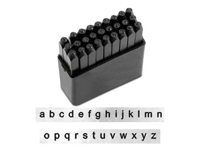 Impressart Economy Punzierstempelset, Kleinbuchstaben, 3mm