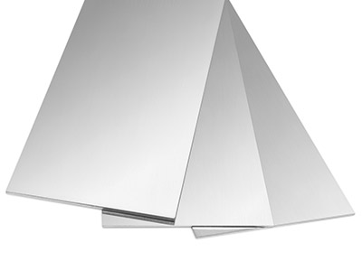 Feinsilberblech, 0,80 mm, Halbhart, Max. 500 x 500 mm, 100 % Recyceltes Silber - Standard Bild - 1