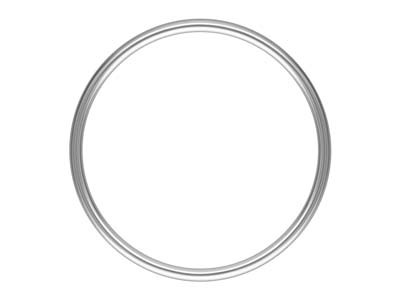 St Sil Plain Ring 1mm Size N1/2 - Standard Bild - 1