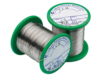 Leichter Silberlotdraht, 0,50 mm, Weichgeglüht, Spulen Mit 30 g, 100 % Recyceltes Silber - Standard Bild - 1