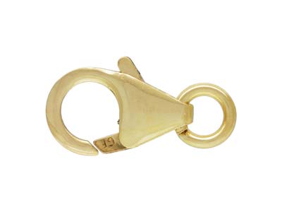 G/f Oval Trigger Clasp With Ring 10mm - Standard Bild - 1