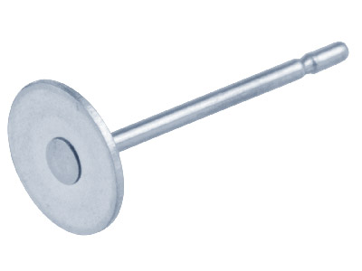 Flache Scheibe Mit Stift, Chirurgenstahl, 5 mm, 10er-pack - Standard Bild - 1