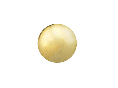 Kugelohrstecker Aus 9 Kt Gelbgold, 3 Mm, 303, 100 % Recyceltes Gold - Standard Bild - 2