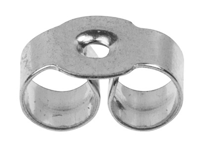 Ohrring-verschluss Schmetterling, Silber 925, Beutel Mit 10 Paaren - Standard Bild - 1