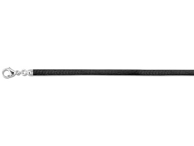Halsband-Aus-Seide,-2,8 mm x 42 cm,Sc...