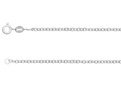 St Sil 2.3mm Trace Chain 22