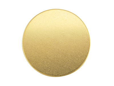 Rohling Aus 9 kt Gelbgold, Fb57, 1,00 x 15 mm, Rund, 15 mm, Weichgeglüht, 100 % Recyceltes Gold - Standard Bild - 1