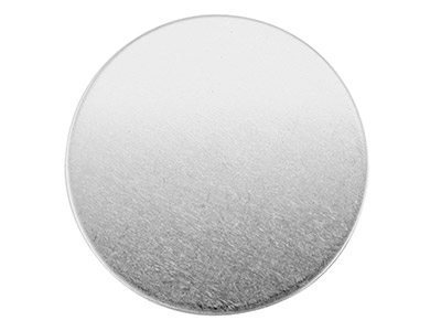 Rohling Aus Sterlingsilber, 1sd, 0,50 mm, Rund, 5 mm, Weichgeglüht, 100 % Recyceltes Silber - Standard Bild - 1