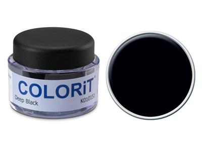 Colorit, Schwarze Farbe, Dose Mit 18 G