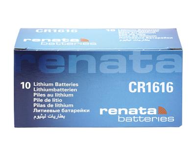 Knopfzelle Cr1616 Lithium 3v, 10er Pack, Renata