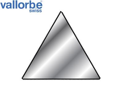 Diamant-dreiecksfeile, 140 MM Mittlere Kornung, Vallorbe - Standard Bild - 2