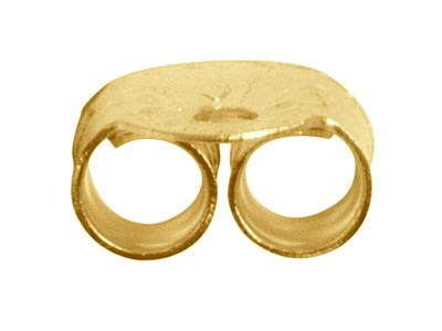9 Kt Gelbgold-ohrmuttern Sc30, 0,005 zoll, 6er-pack, 100 % Recyceltes Gold - Standard Bild - 1
