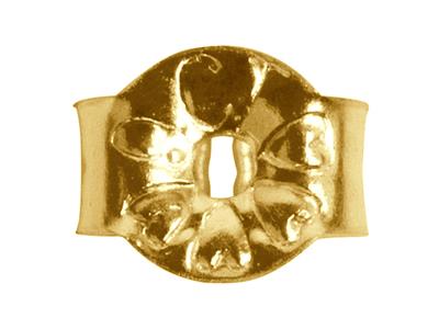 9 Kt Gelbgold-ohrmuttern Sc30, 0,005 zoll, 6er-pack, 100 % Recyceltes Gold - Standard Bild - 2
