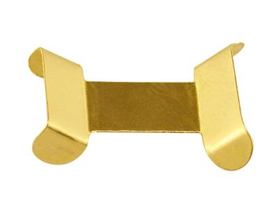 Feder Für Ring, 11,40 X 12 Mm, Gelbgold 9k - Standard Bild - 1