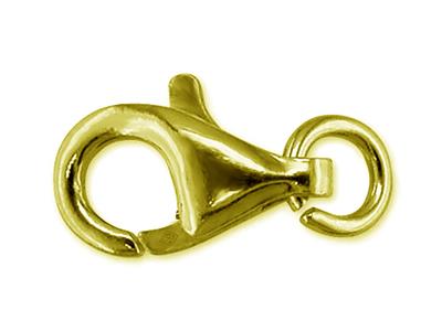 GewÖlbter, GeprÄgter Handschellenverschluss Mit Freiem Ring 13 Mm, 18k Gelbgold. Ref. 17028 - Standard Bild - 1