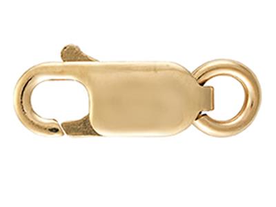 Flache Handschellenschließe Mit Freiem Ring 12 Mm, 18k Gelbgold. Ref. 17061 - Standard Bild - 1