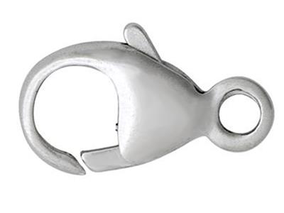 Gewolbter Handschellenverschluss 13 MM Mit Integriertem Ring, 925er Silber. Ref. 27038/13 - Standard Bild - 1