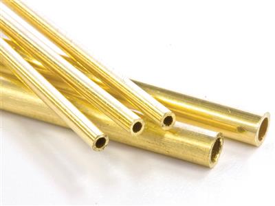 Rohr, 18 kt Gelbgold Hb, Ref. 2, Außendurchmesser 4,5 mm, Innendurchmesser 3,5 mm, Wandstärke 0,5 mm, 100 % Recyceltes Gold - Standard Bild - 2