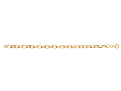 Armband Forçat 6 Mm, 20 Cm, 18 Karat Gelbgold - Standard Bild - 1