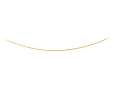 Omega-halskette Rund Avvolto 0,8 Mm, 42 Cm, 18k Gelbgold - Standard Bild - 1