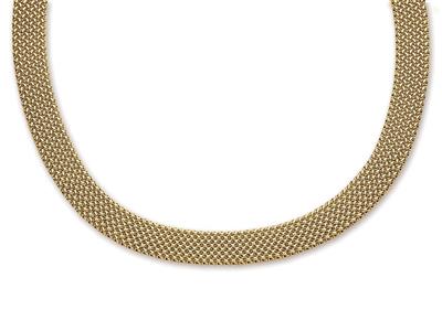 Polnische Halskette 11,5 Mm, 41 Cm, 18k Gelbgold. Ref. 5580