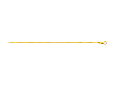 Venezianische Kette 1,24 Mm, 50 Cm, Gelbgold 18k - Standard Bild - 1
