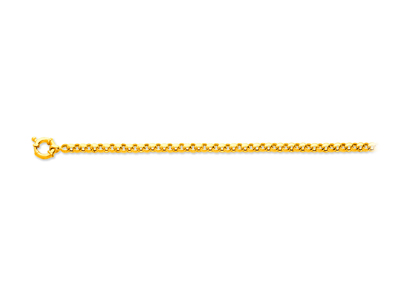 Armband Aus Jaseron-mesh 4,80 Mm, 19 Cm, 18 Karat Gelbgold - Standard Bild - 1