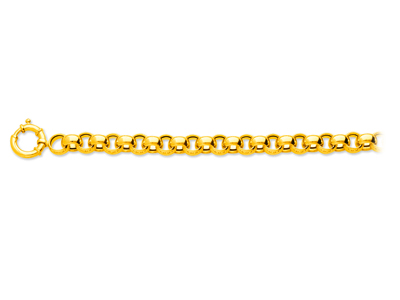 Armband Aus Jaseron-mesh 9,80 Mm, 20,5 Cm, 18k Gelbgold