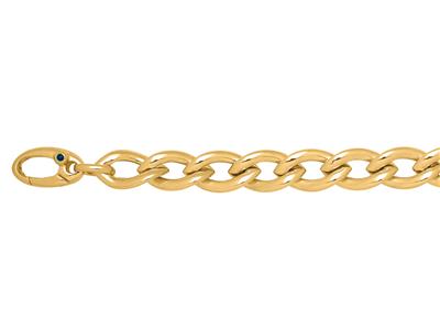 9,5 MM Vril-armband, 19 Cm, 18 Karat Gelbgold