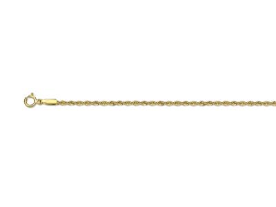 Mesh-armband Hohlseil 1,7 Mm, 18 Cm, 18k Gelbgold - Standard Bild - 1