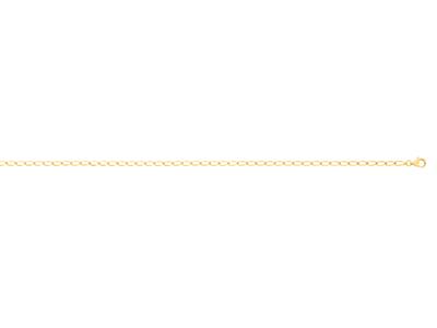Armband Aus Massivem Pferdegeflecht 2,90 Mm, 19 Cm, 18k Gelbgold - Standard Bild - 1