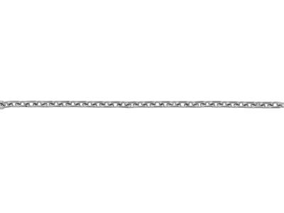 Kette Aus Forçat-maschen Mit Diamantbeschichtung 4 Mm, Silber 925. Ref. 00530 - Standard Bild - 3