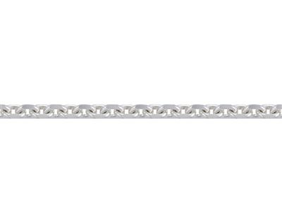 Kette Aus Forçat-maschen Mit Diamantbeschichtung 1,20 Mm, Silber 925. Ref. 00435 - Standard Bild - 1