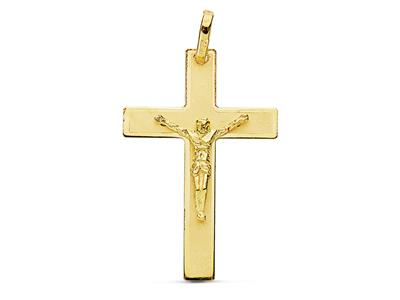 Anhänger Christuskreuz, 30 X 20 Mm, 18k Gelbgold - Standard Bild - 1