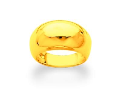 Ring Ring 10 Mm, 18k Gelbgold, Finger 49