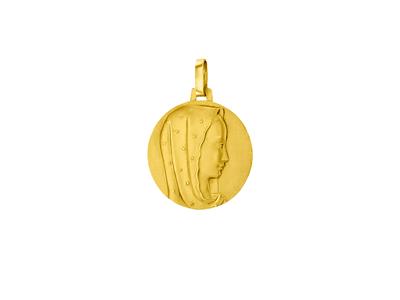 Medaille Ste Vierge 18 Mm, 18k Gelbgold - Standard Bild - 1